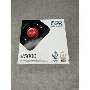 CPR V5000 Call Blocker - Black New Sealed